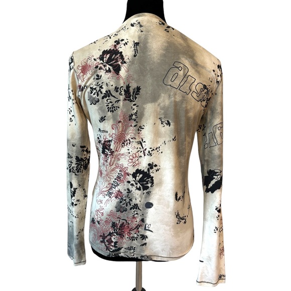 Marc Aurel Embroidery Sequin Stretch Top - Picture 3 of 8